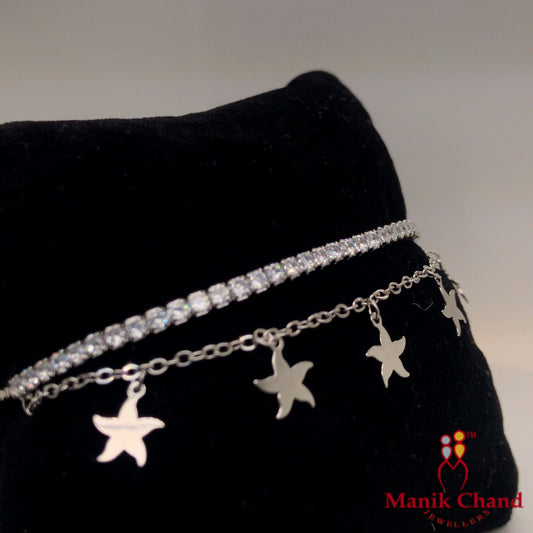 5 Stars Lucky charms Bracelet | 925 Silver