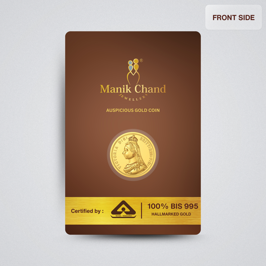 8gms 24kt Ginni Auspicious Gold Coin