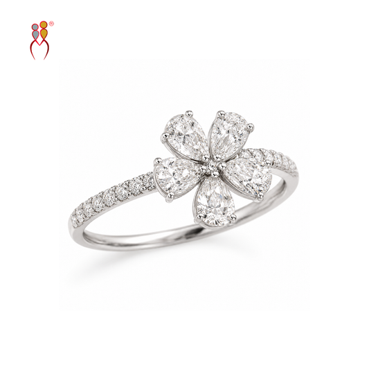Flo Diamond Ring | 9kt