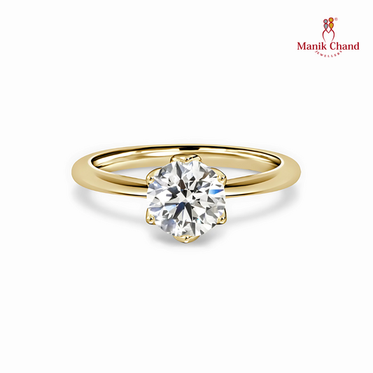 Floatel Solitaire Ring