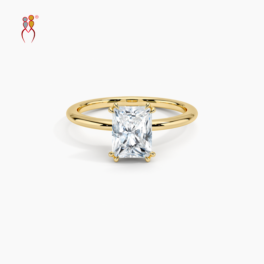Really Radiant Cut Diamond Ring | 9kt