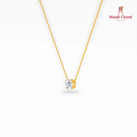 Solitaire Round Diamond Locket