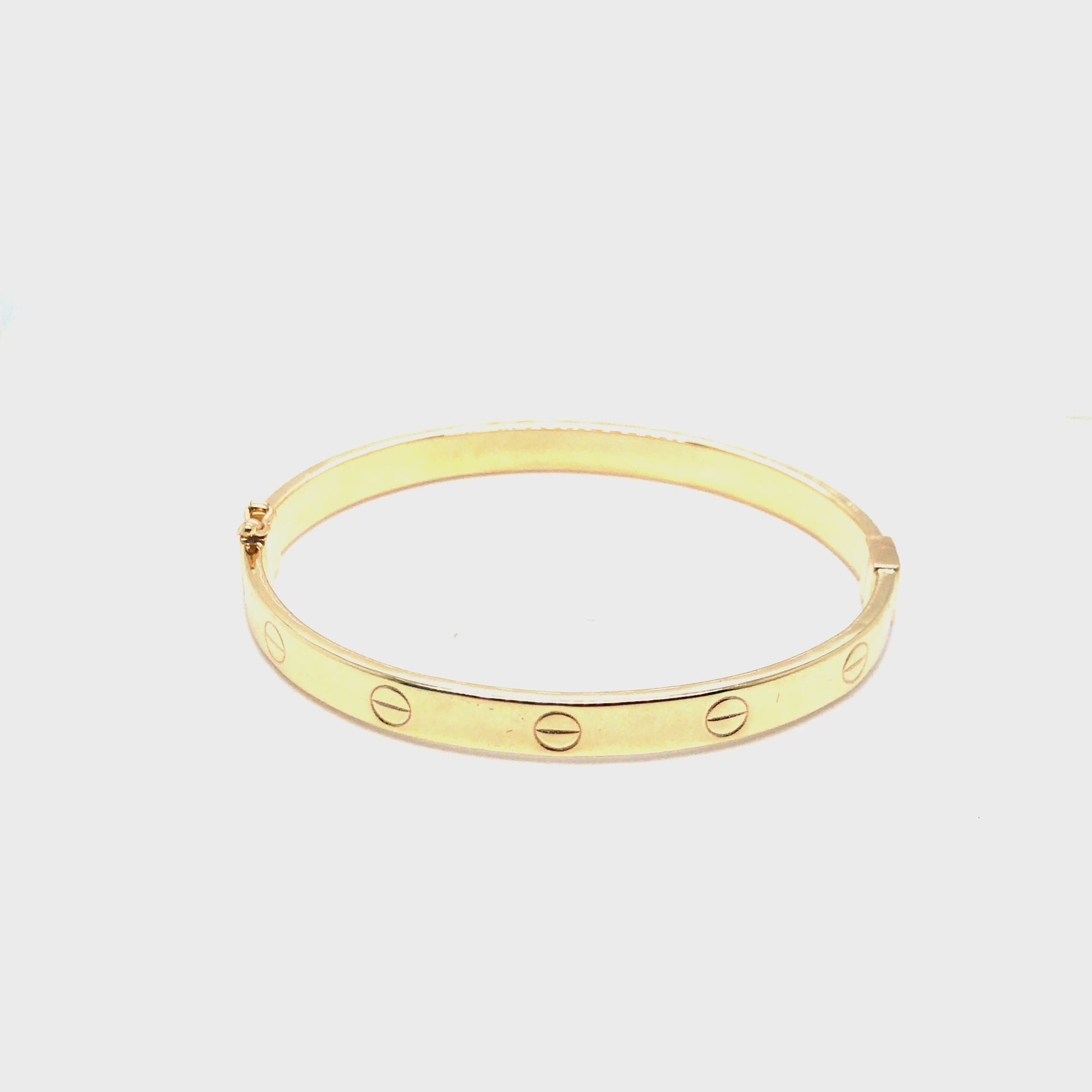 Cartier Ligne Fine Bracelet – 18KT Ultra-Slim Gold Elegance