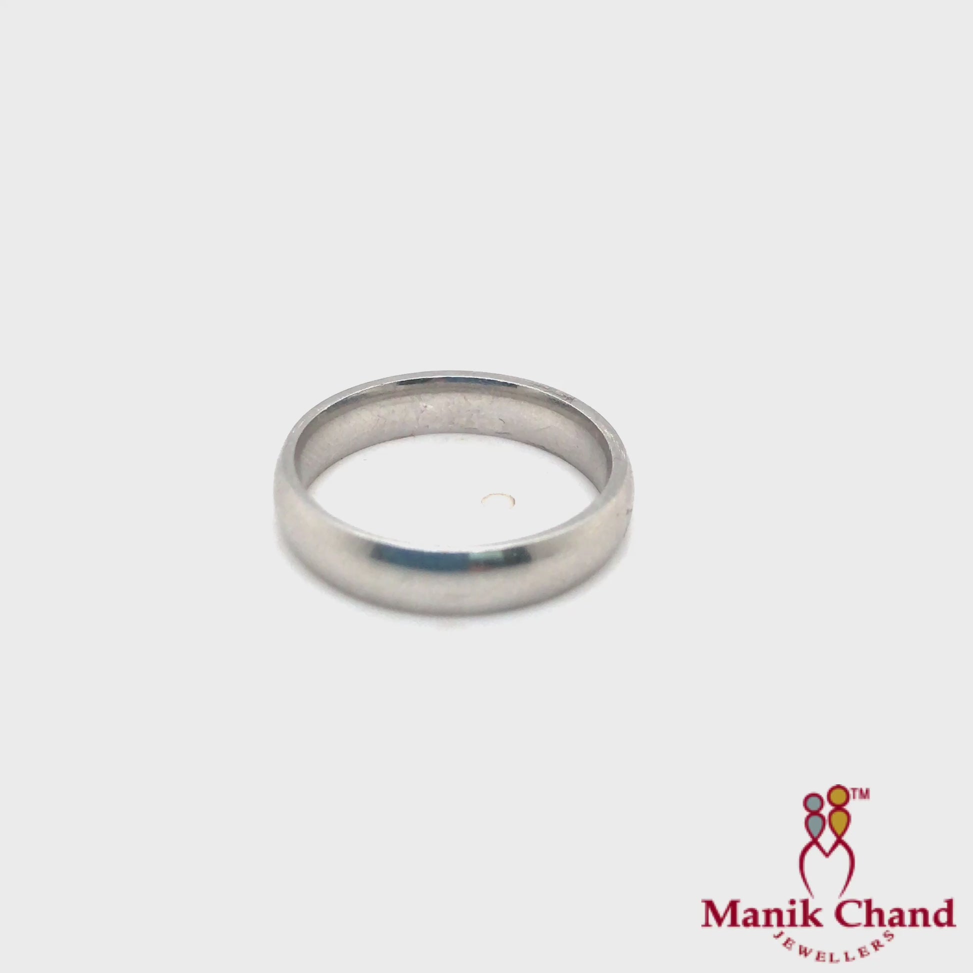 Plane Band Ring | 925 Silver