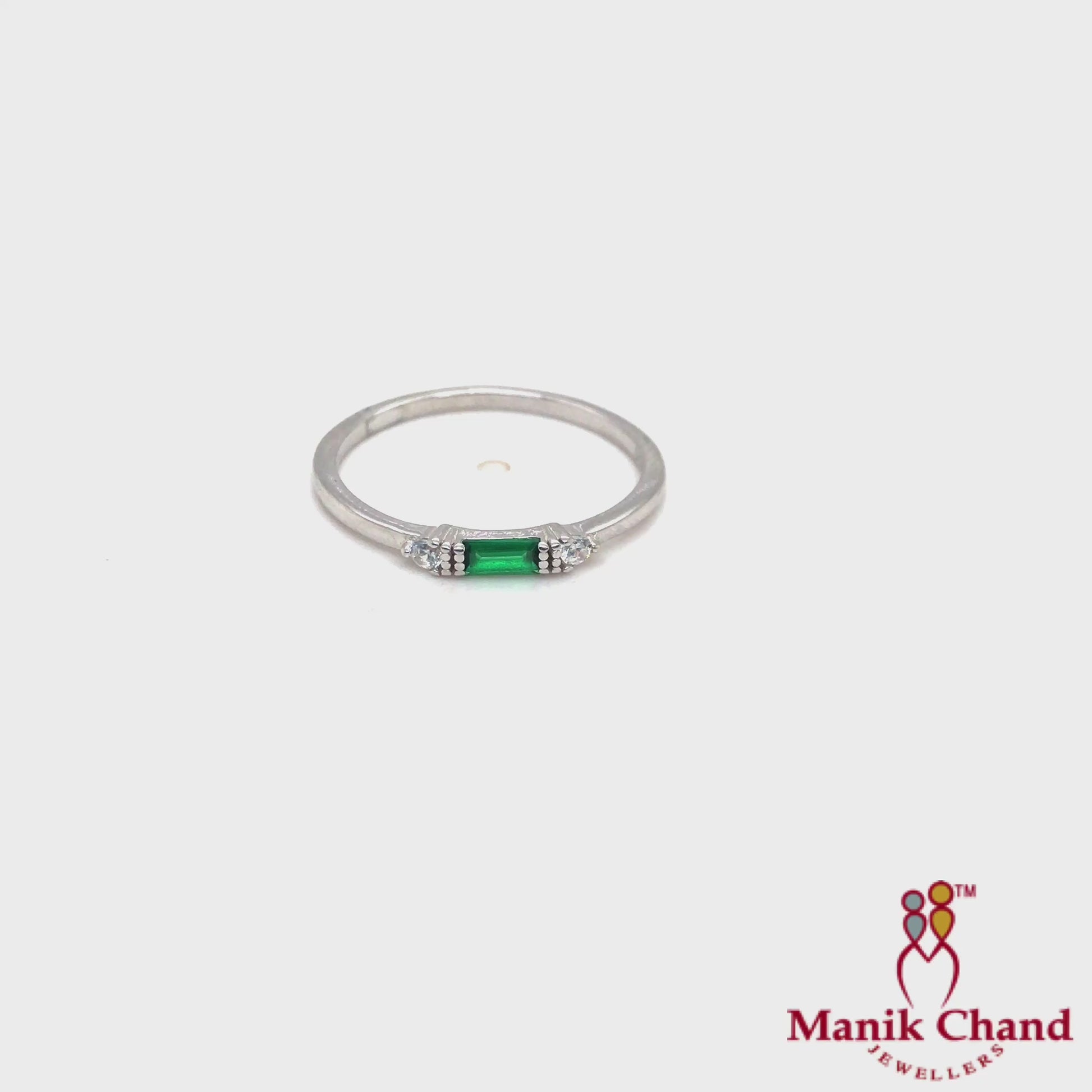 Emerald Marquise Ring | 925 Silver