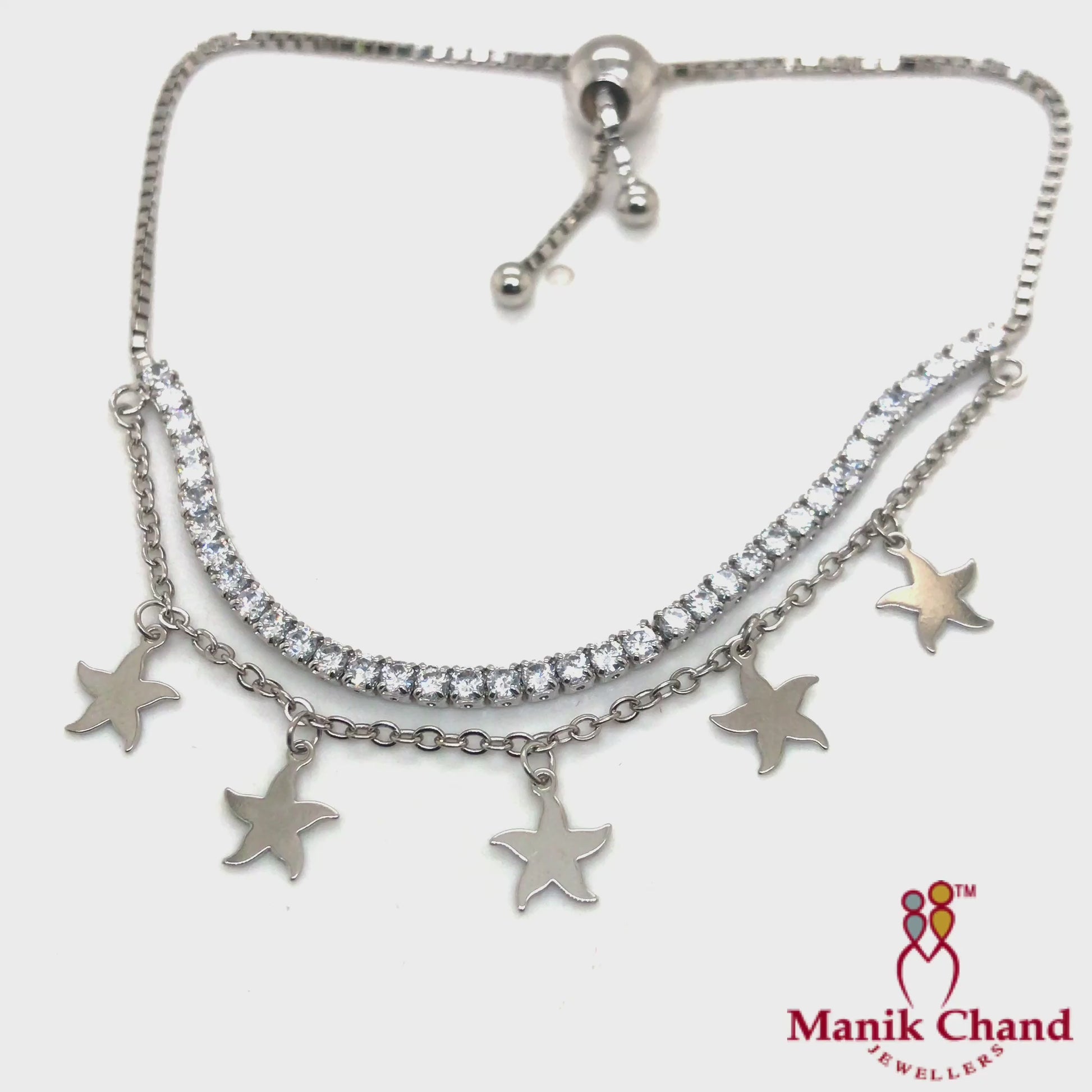 5 Stars Lucky charms Bracelet | 925 Silver
