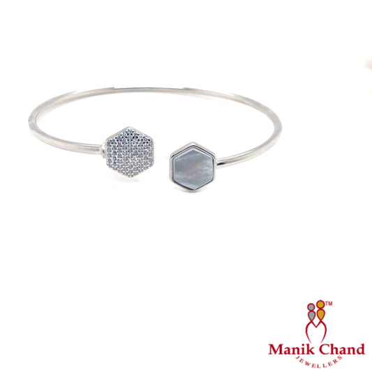 Hexagon Bendable Bracelet | 925 Silver