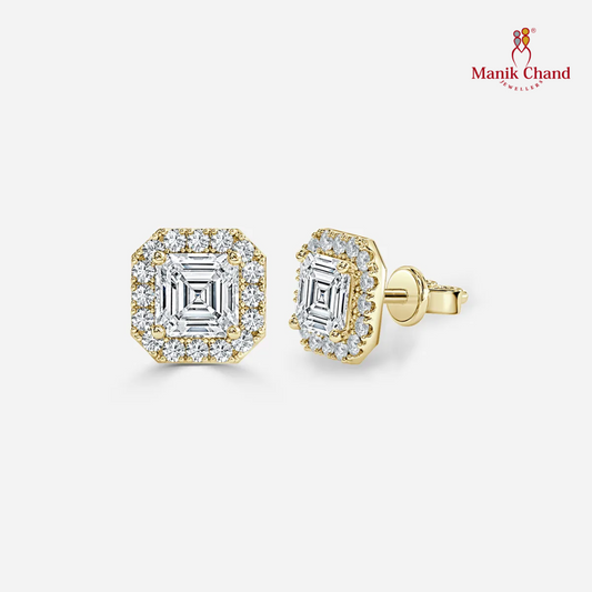 Flur Asscher-Cut Diamond Earrings