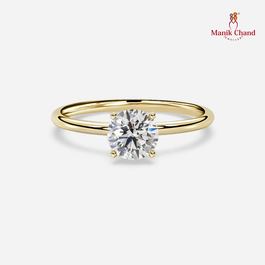 Timeless Brilliance Round Cut Diamond Ring