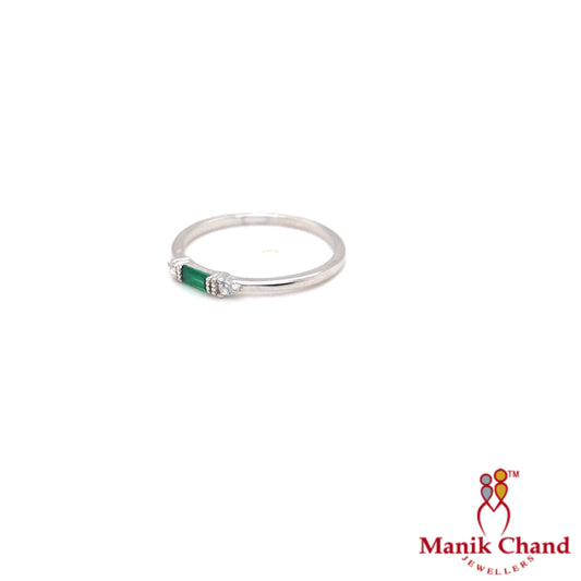 Emerald Marquise Ring | 925 Silver