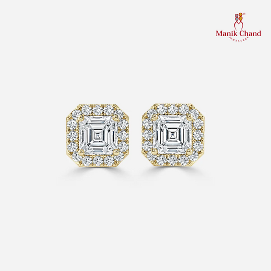 Flur Asscher-Cut Diamond Earrings