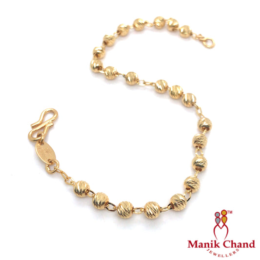 Mattar Maala Bracelet | 22kt GOLD