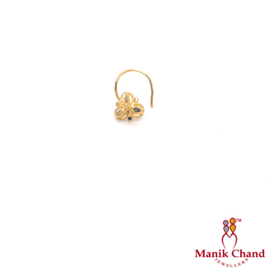 Flower Wire Nosepin | 22kt GOLD