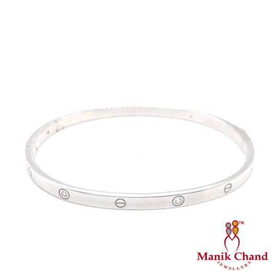 Cartier Oval Bracelet with stone | 925 Silver