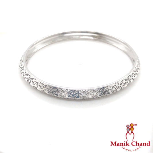 Intricately Designed Silver Bangle | 925 Silver