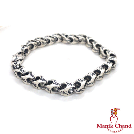 Sterling Silver Statement Chain Bracelet | 925 Silver