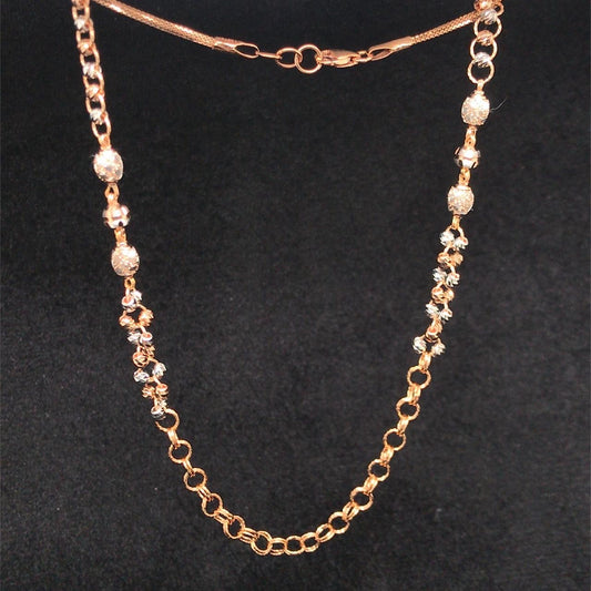 Noor Luminé Gold Chain – 18KT Subtle Radiance