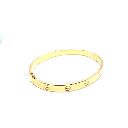 Cartier Ligne Fine Bracelet – 18KT Ultra-Slim Gold Elegance