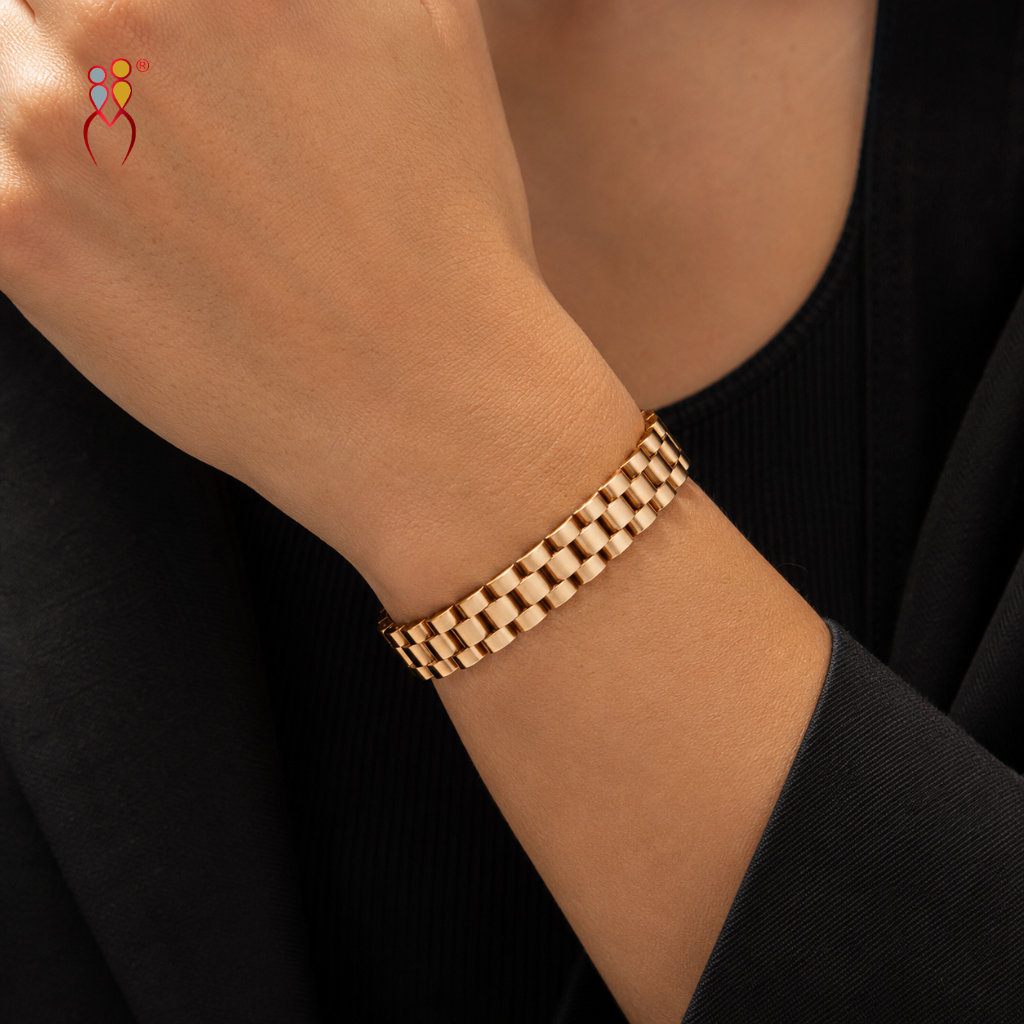 Jubliee Stretch Bracelet | 9kt Rose Gold