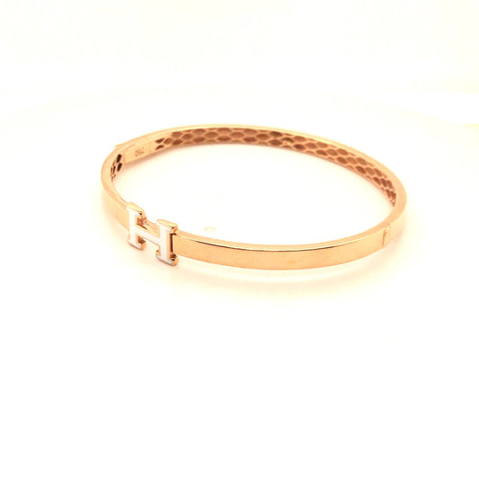 Hermès Rosé Équestre Bracelet | 18KT Gold