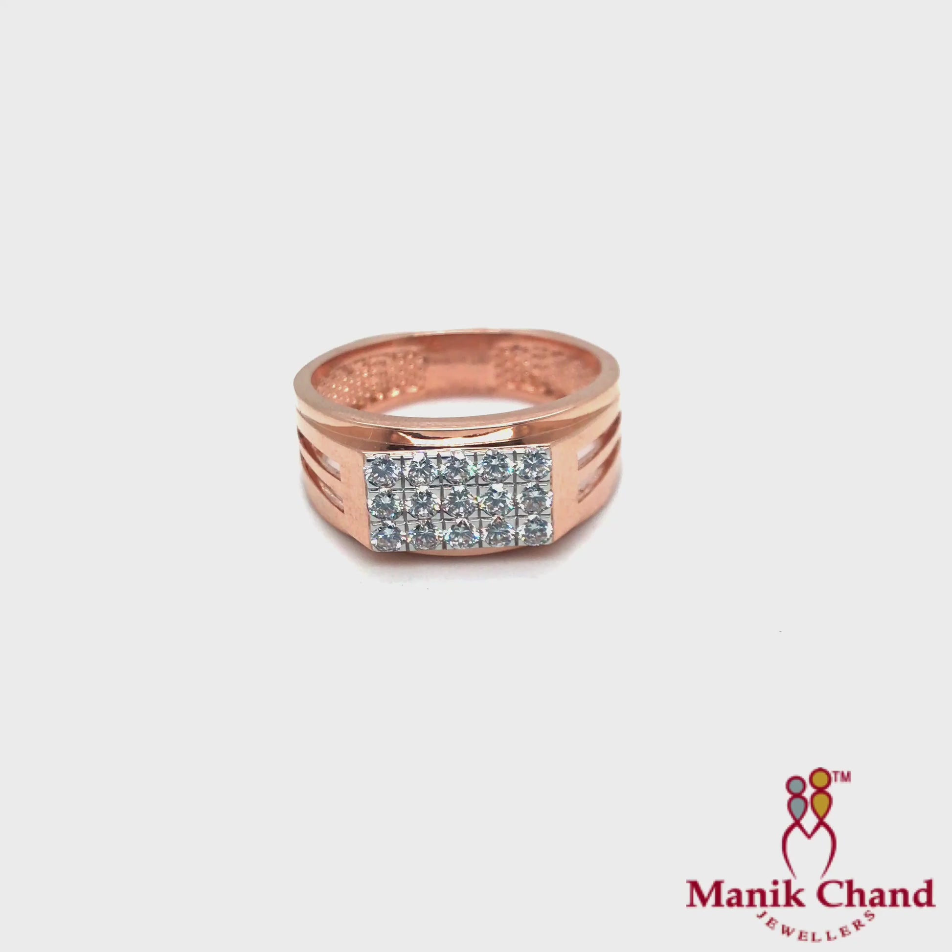 Signity Diamond Gents Ring