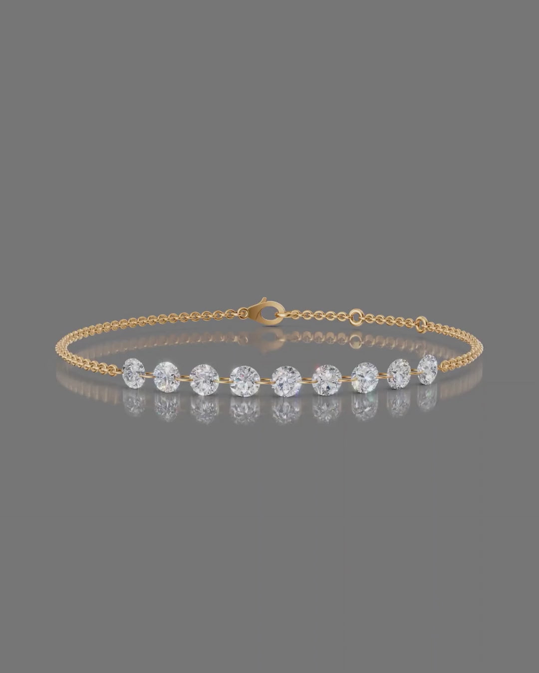 Connecting Tennis Bracelet | 9kt