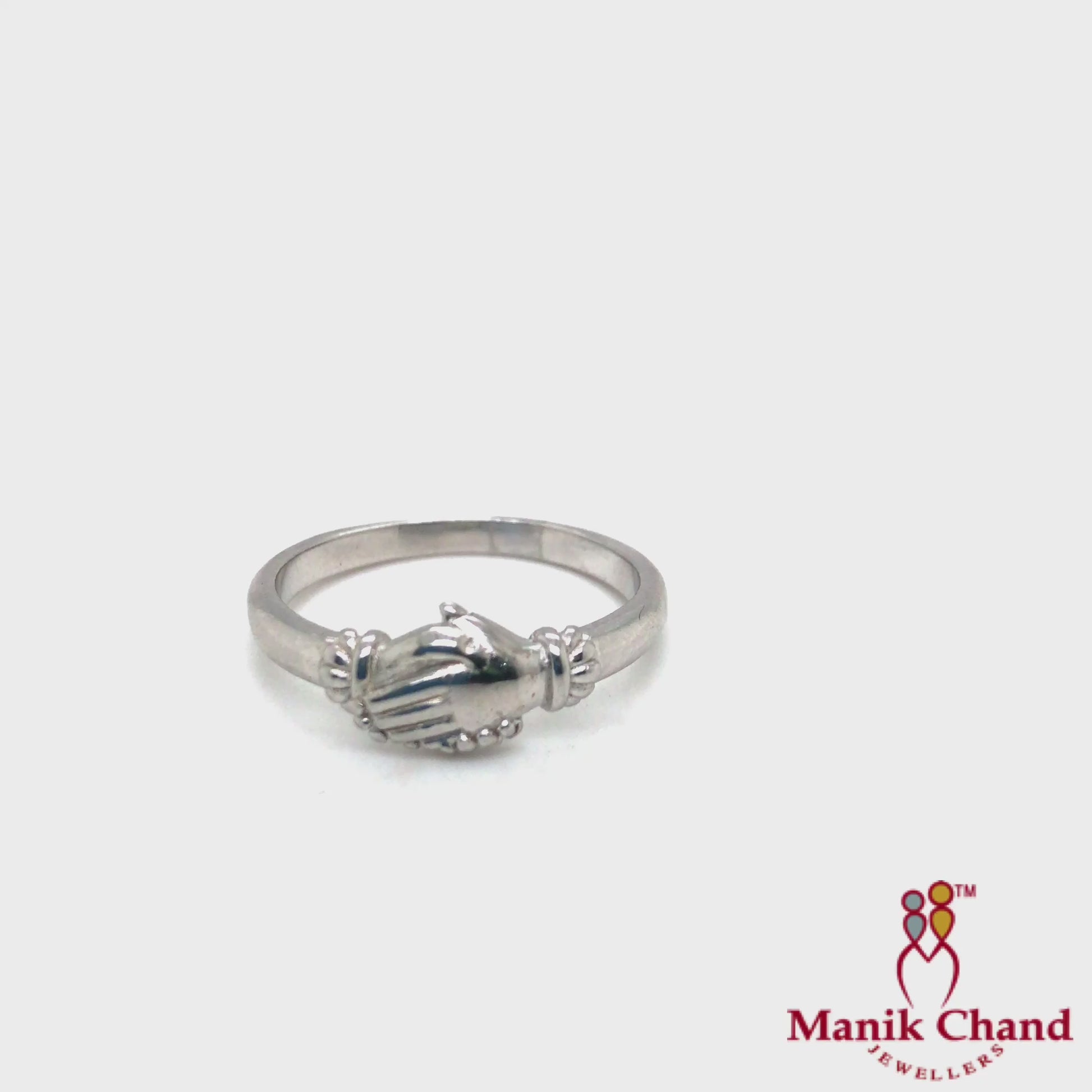 Handholding Ring | 925 Silver