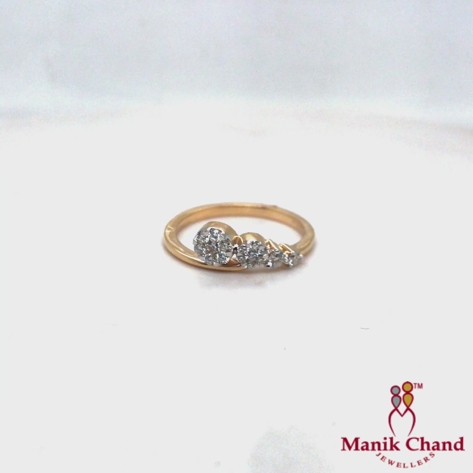 Decending Diamond Ring