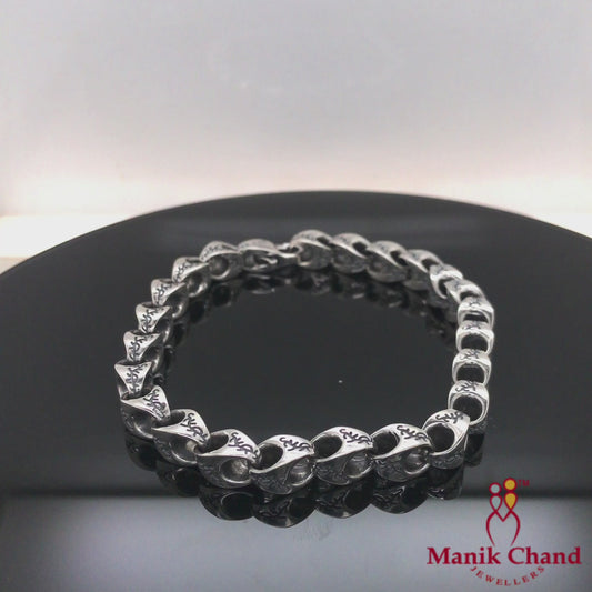 Sterling Silver Statement Chain Bracelet | 925 Silver